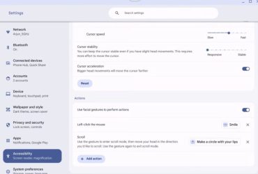 Controla tu Chromebook solo con tu rostro - Di adiós al ratón