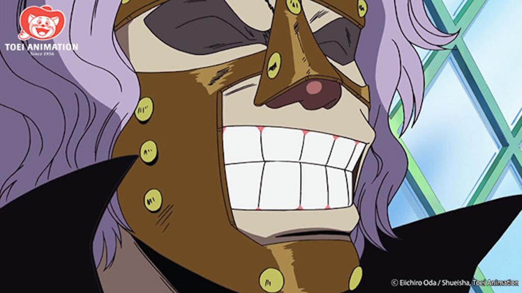 Spandam irritado en anime de una pieza