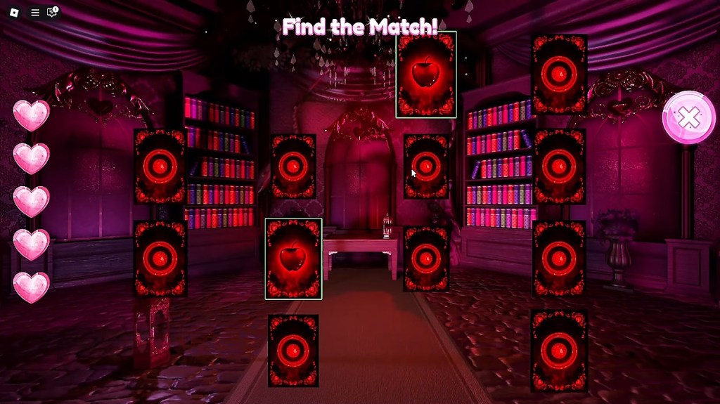 Vístase para impresionar el juego de cartas de Valentines Quest Capítulo 2