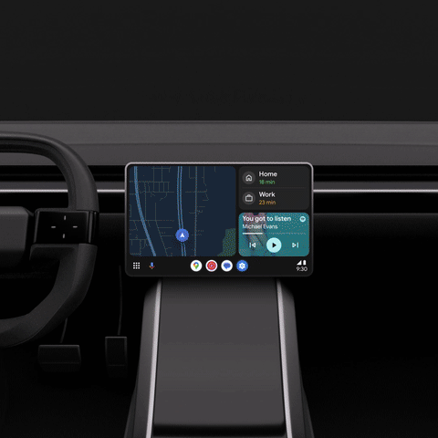 Android Auto introduce características de juego para competir con Tesla
