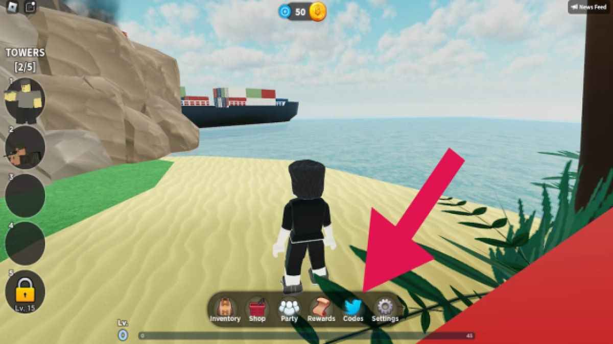 Cómo canjear códigos de Tower Defense Simulator
