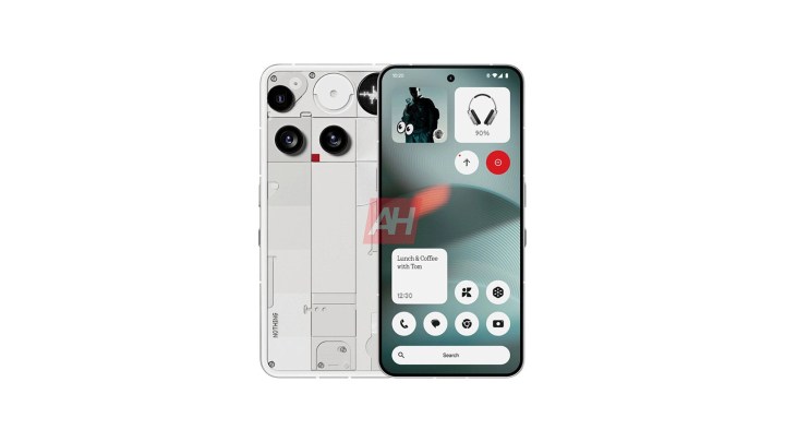 Render filtrado del Nothing Phone 3