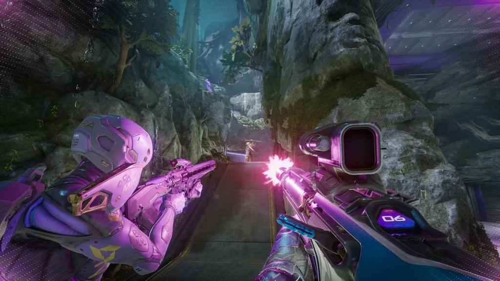 Captura de pantalla oficial de Splitgate 2