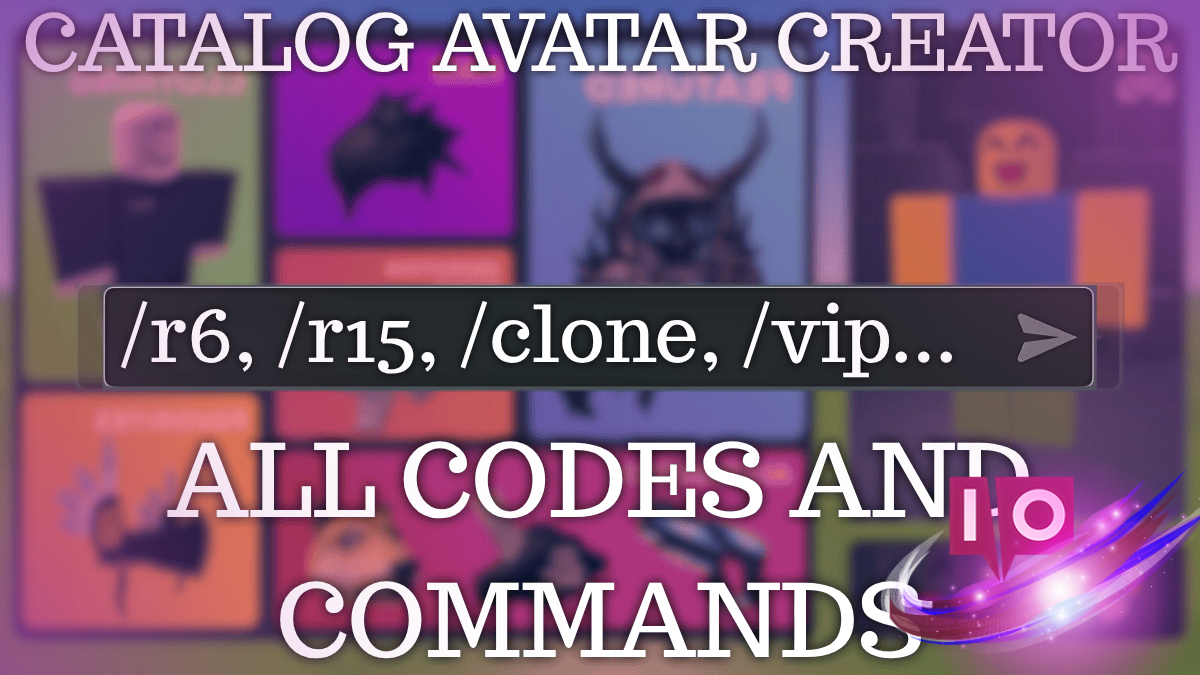 Guía definitiva de comandos y códigos para el creador de avatares del catálogo de Roblox
