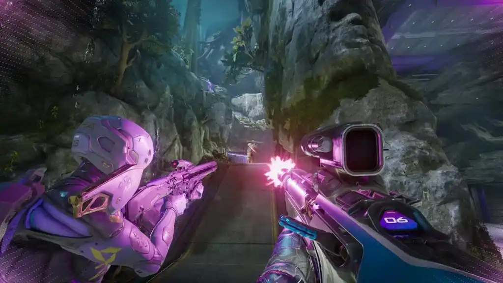Captura de pantalla oficial de Splitgate 2