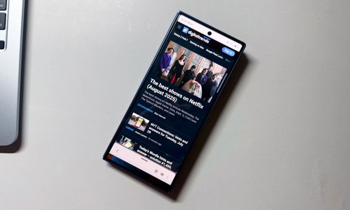 Modo de vista dividida en One UI 8 en Samsung Galaxy Z Fold 7.