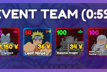 Guía del equipo Top Anime Rangers X Swarm Event (0:59-1:20 CT)