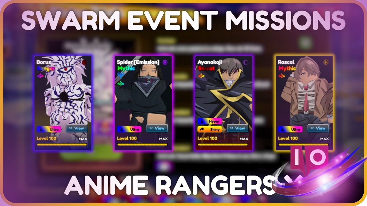 Guía Definitiva para Completar las Misiones del Evento Anime Rangers X Swarm
