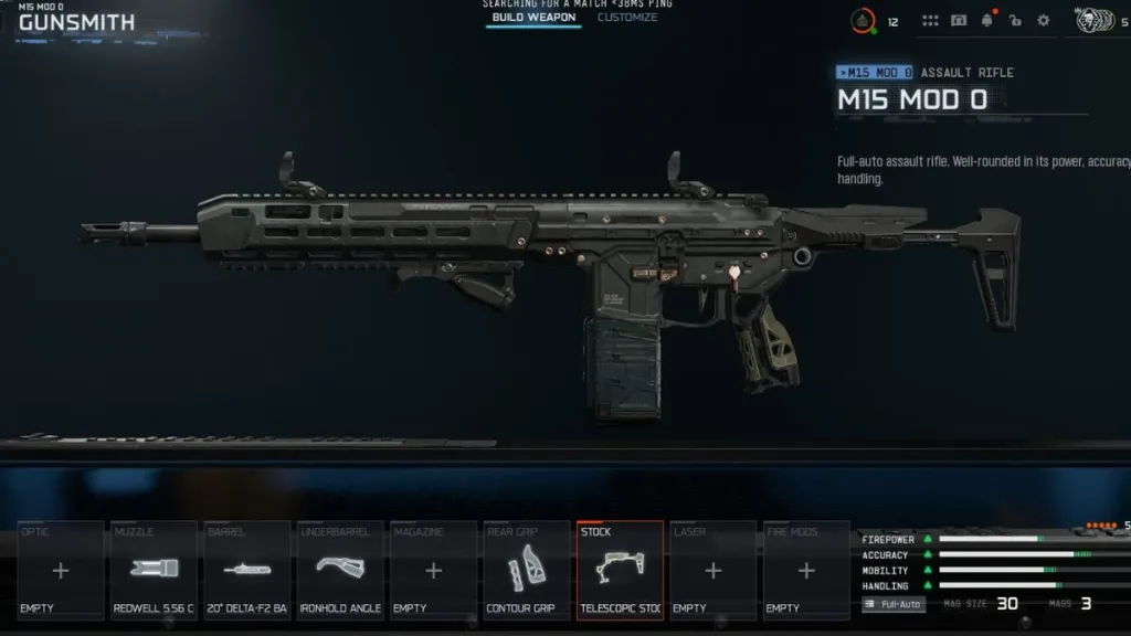 Mejor Configuración del M15 Mod 0 en Black Ops 7
