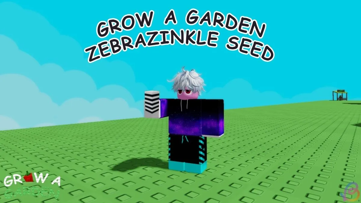 Guía para encontrar la semilla de Zebrazinkle en Grow a Garden