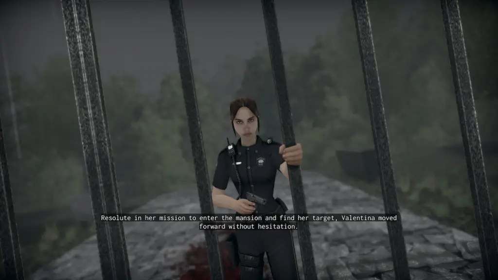 Captura de pantalla de la demostración de Rogue Mansion
