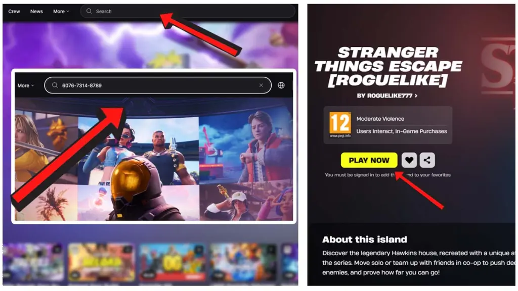 How To join a Stranger Things Fortnite map