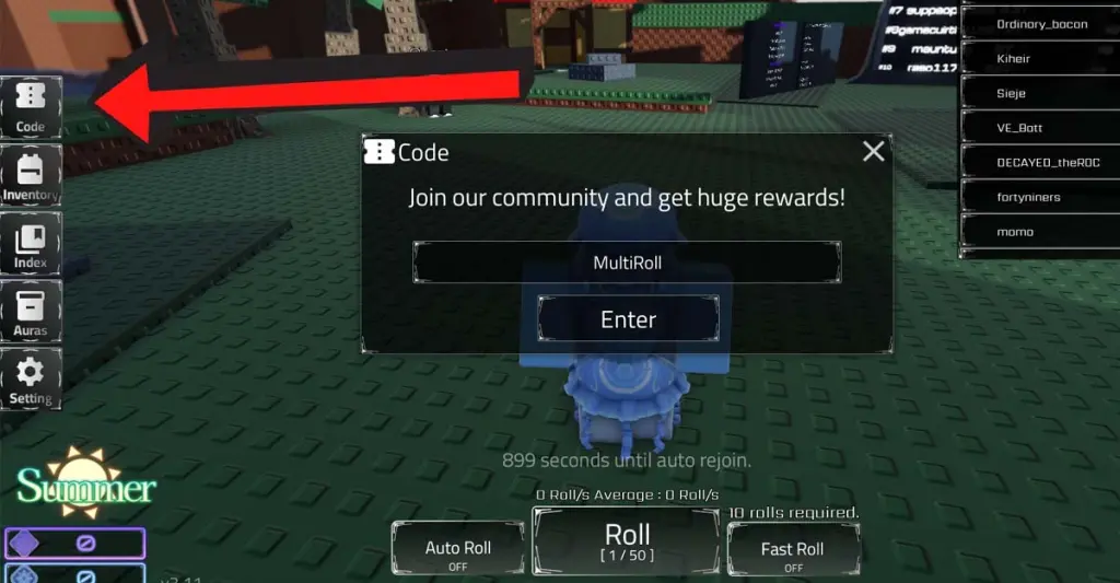 How To Redeem Hot's RNG Codes