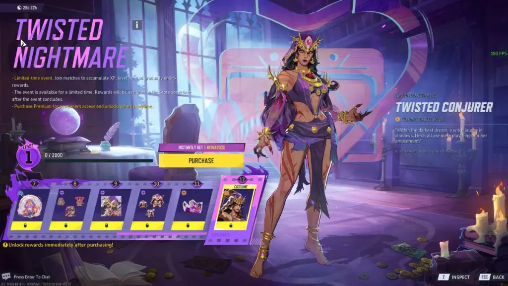 Marvel Rivals Twisted Nightmare Event Pass: Price, Skins, and More