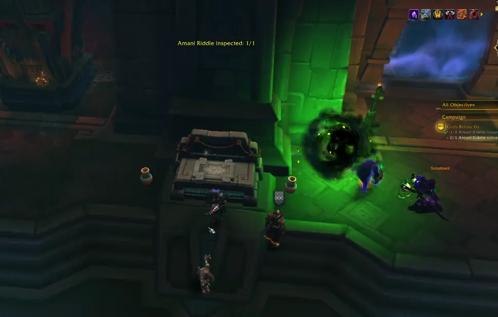 Children of the god offering vases in WoW Midnight