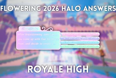 Royale High Halo Floreciente 2026 Respuestas — Campos de Juego