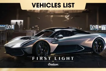 007 Primera Luz Lista de Vehículos – Todos los Coches, Camiones y Barcos