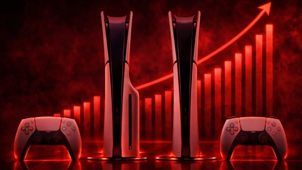 Gráfico de subida de precios de PS5 y PS5 Pro