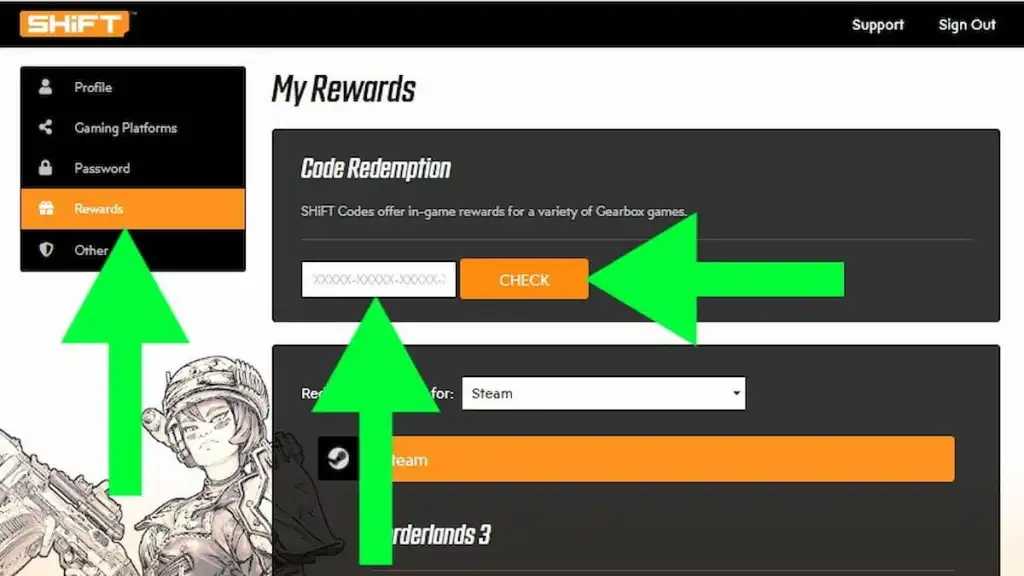 Cómo canjear códigos SHiFT de Borderlands 4.
