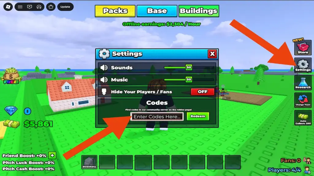 cómo canjear códigos mini cup roblox