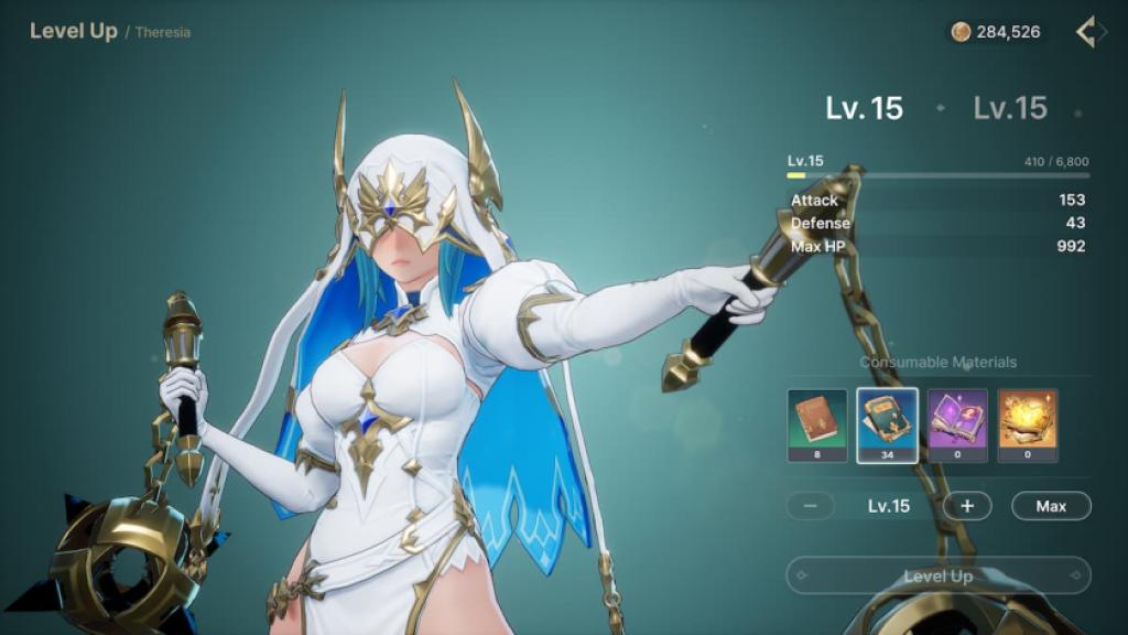 Subiendo de nivel a tu héroe en DragonSword: Awakening