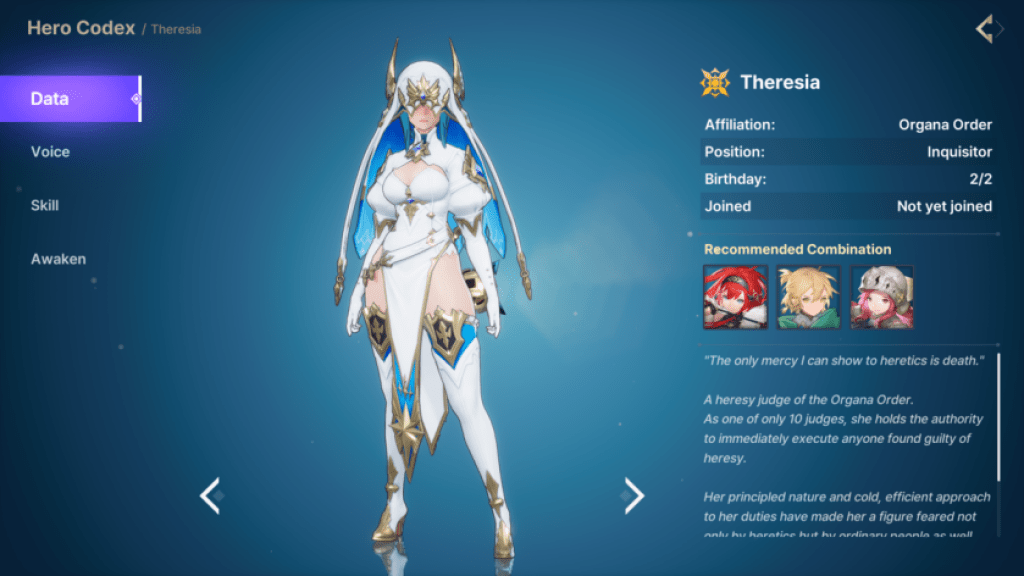 Theresia in DragonSword: Awakening
